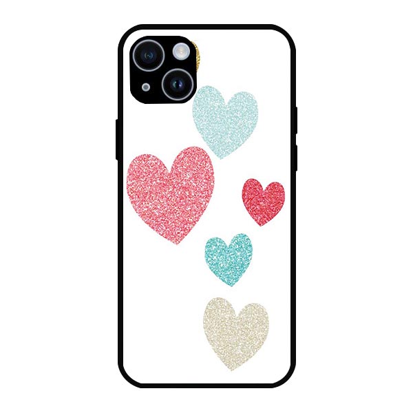 Heart Love Heart Corazones Hearts Miss Metal & TPU Mobile Back Case Cover