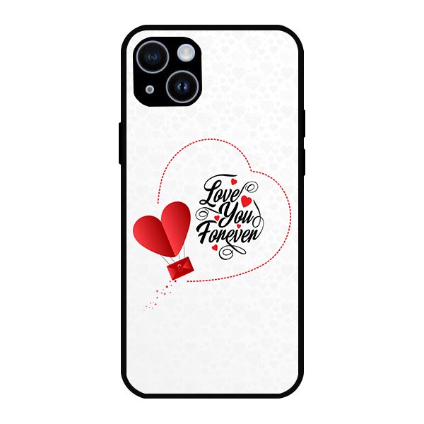 Love You Forever Loveitt Cute Metal & TPU Mobile Back Case Cover