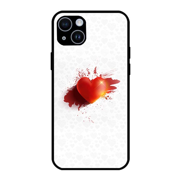 Grunge Hearts Love Metal & TPU Mobile Back Case Cover