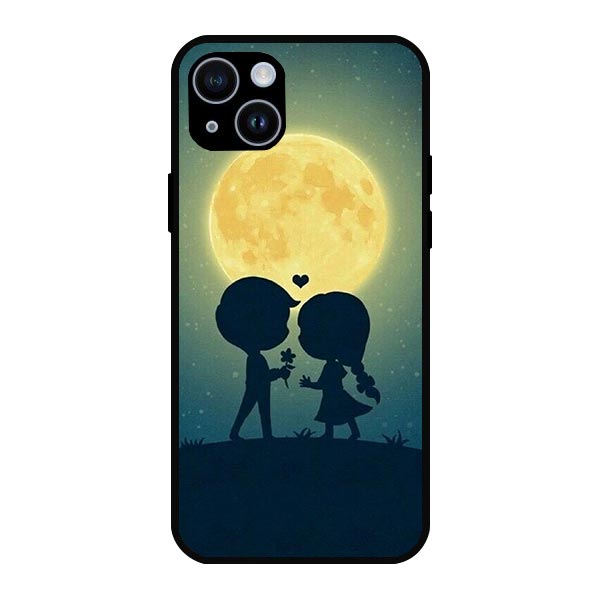 True Love Couple Lovely Couple Metal & TPU Mobile Back Case Cover