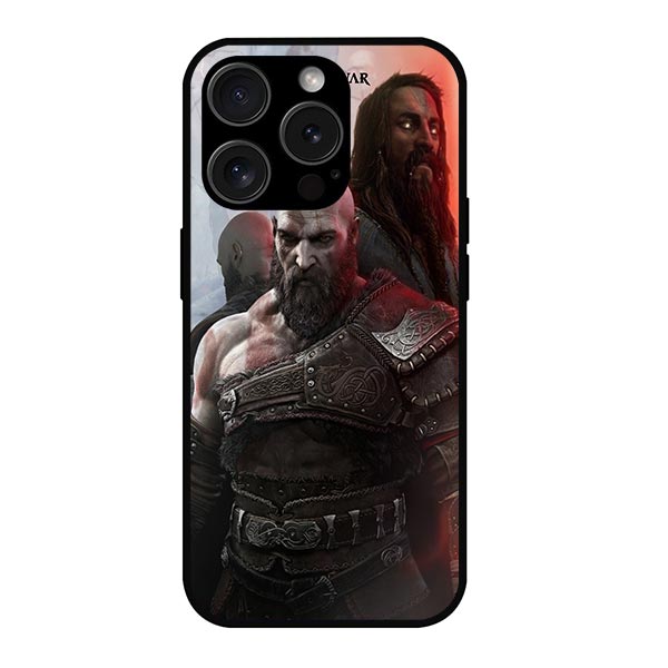 God Of War Ragnarök Kratos Metal & TPU Mobile Back Case Cover