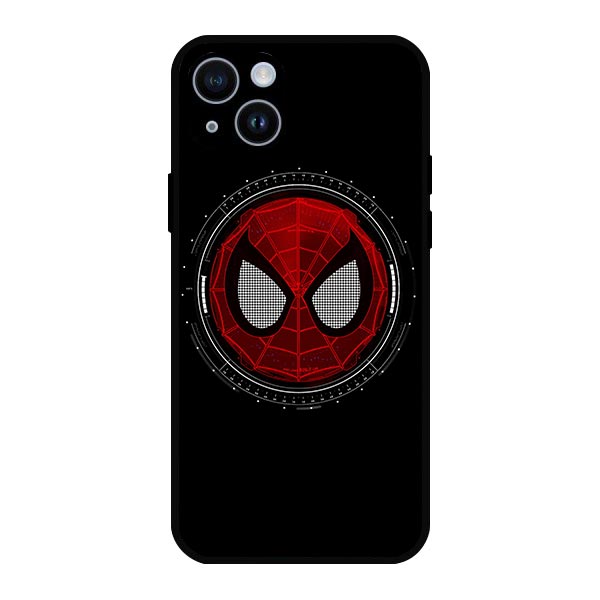 Spider Logo Marvel Metal & TPU Mobile Back Case Cover