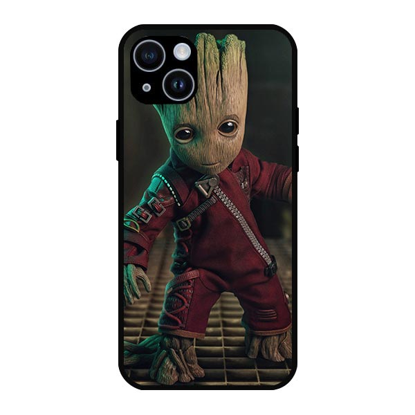 Baby Groot Marvel Guardians Of The Galaxy Metal & TPU Mobile Back Case Cover
