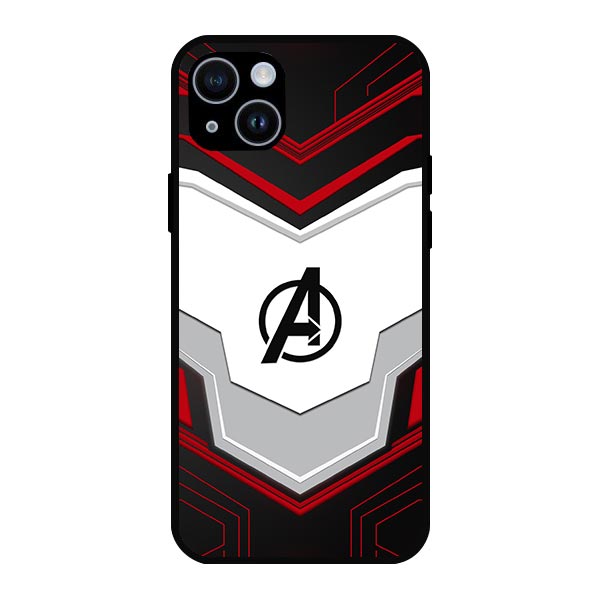 Avengers Endgame Heroes Logo Metal & TPU Mobile Back Case Cover