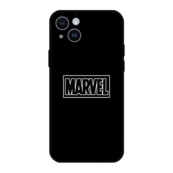 Black Amoled Marvel Metal & TPU Mobile Back Case Cover
