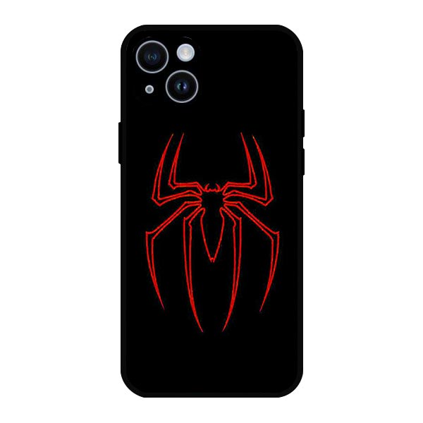 Spiderman-Logo Marvel Metal & TPU Mobile Back Case Cover
