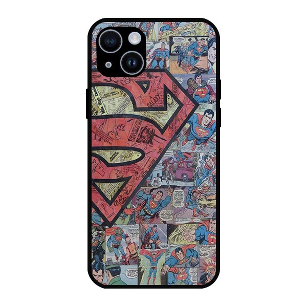 Superman Comic Hd Metal & TPU Mobile Back Case Cover