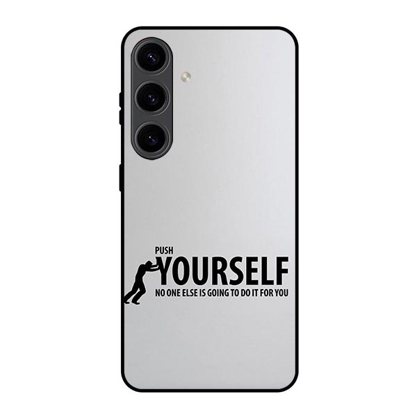 Motivation Cool Quote Work Hard Metal & TPU Mobile Back Case Cover